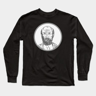 Hippocrate line art Long Sleeve T-Shirt